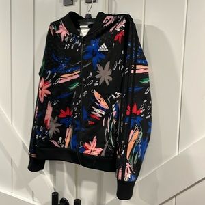 Adidas Floral Bomber Jacket